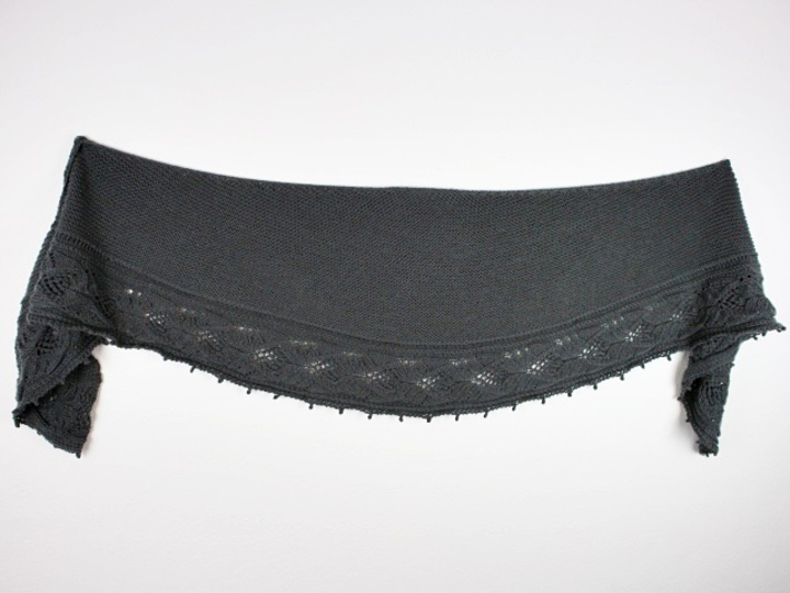 Strickanleitung halbrundes Tuch "Julietta"