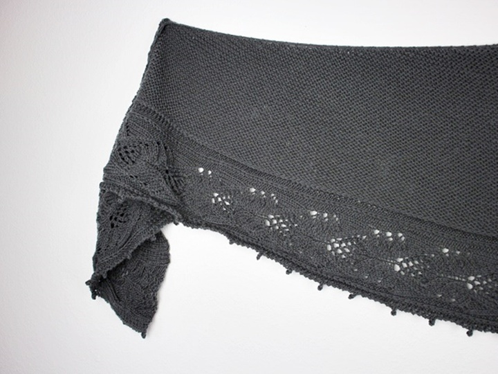 Strickanleitung Tuch halbrund – elegantes Lace Tuch „Julietta“