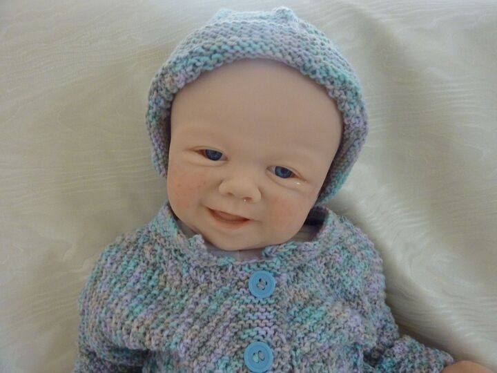 Strickanleitung - Babyset "Ben" , 1 - 3  Monate
