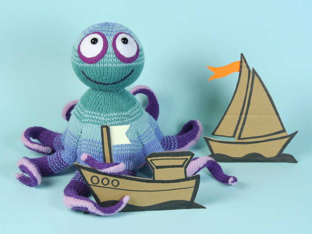 Kuddel Krakowski, knitting pattern octopus