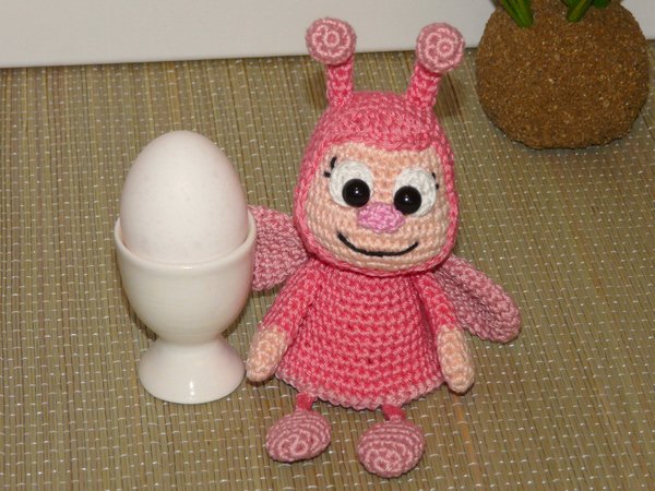 Crochet Pattern Ladybug Egg Cosy