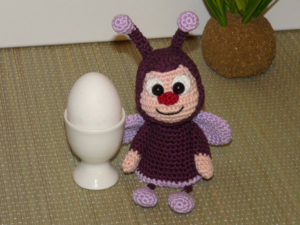 Crochet Pattern Ladybug Egg Cosy
