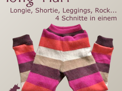 long fluff ~ Longie, Leggings, Überhose, Latzhose, Rock und Kleid, Gr. 56-110