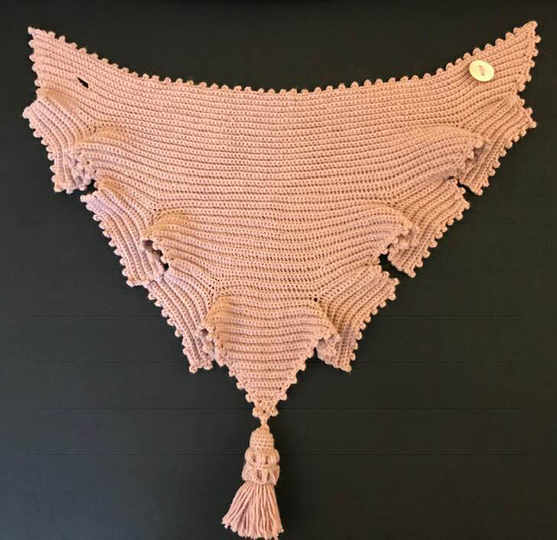 gehäkeltes DreiecksTuch "PLESIR"