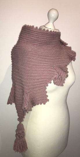 gehäkeltes DreiecksTuch "PLESIR"