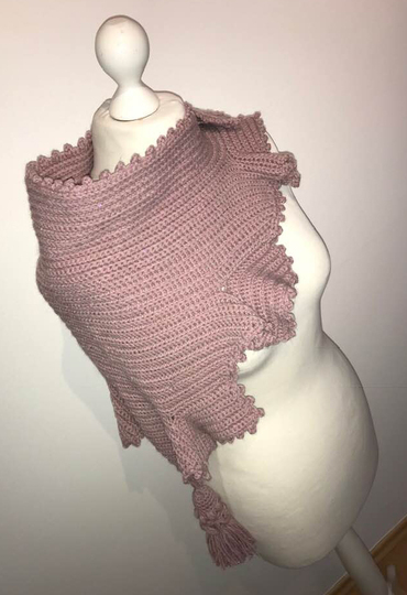 gehäkeltes DreiecksTuch "PLESIR"