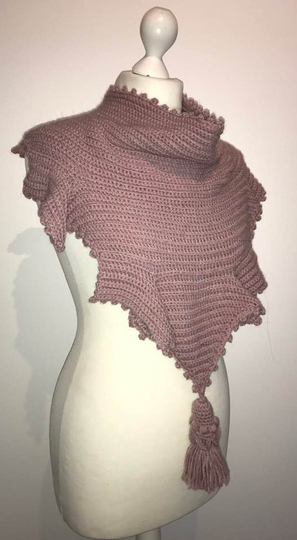 gehäkeltes DreiecksTuch "PLESIR"