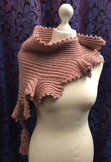 gehäkeltes DreiecksTuch "PLESIR"