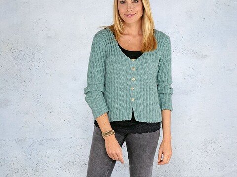 Strickanleitung Damenpullover "Melazzo" 759153