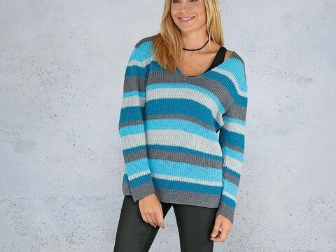 Strickanleitung Damenpullover "Piazza" 759162