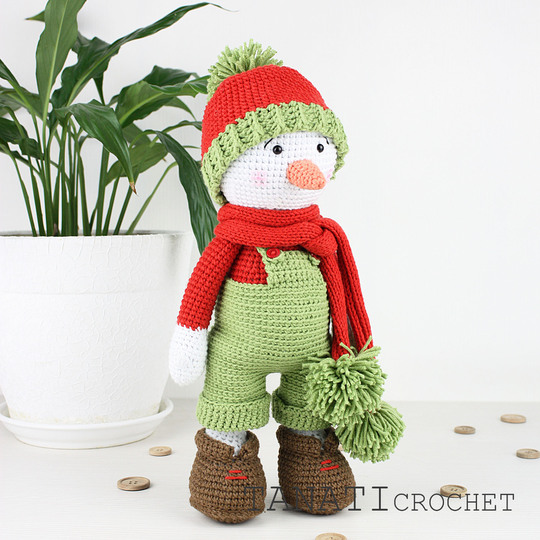 Häkelanleitung “SCHNEEMANN”