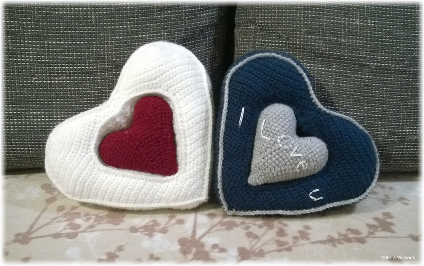 Pillow "Heart in Heart"