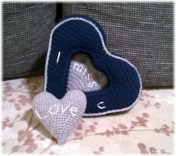 Pillow "Heart in Heart"