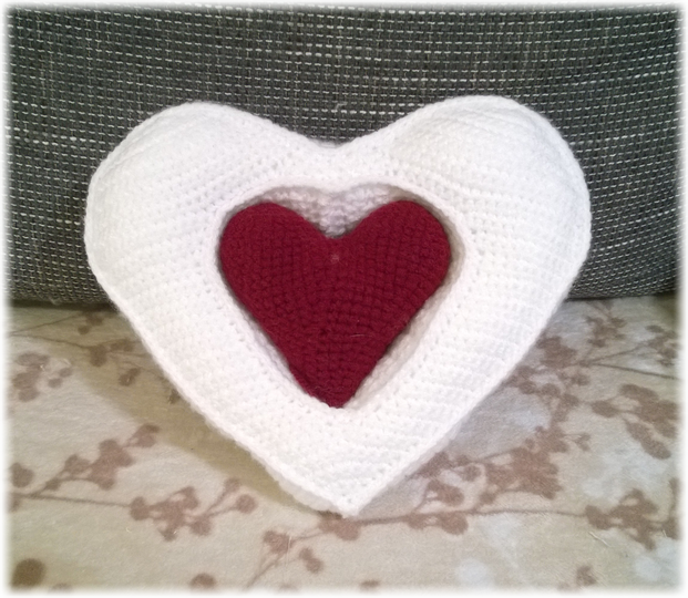 Pillow "Heart in Heart"