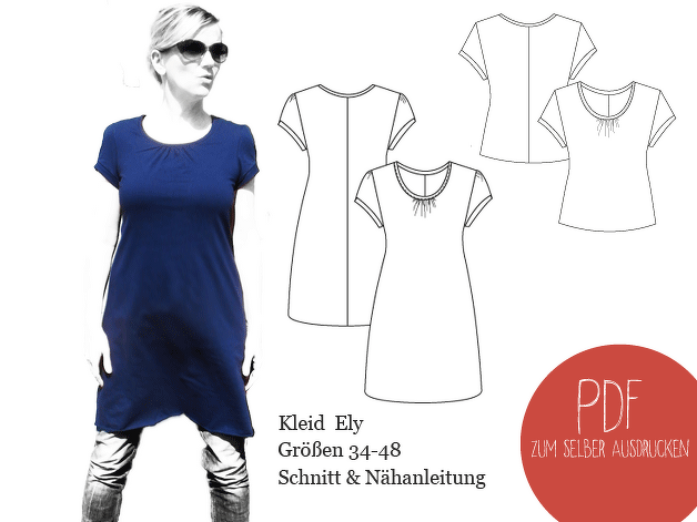 Schnittmuster Kleid "Ely"