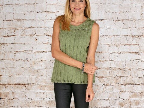 Strickanleitung Damentop "Ancona" 759183