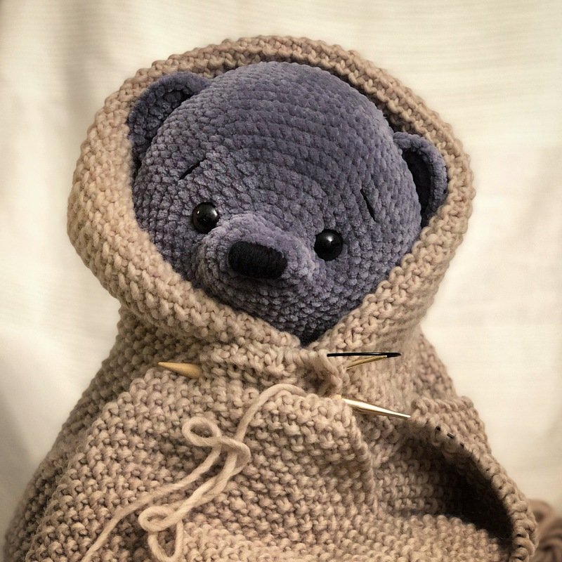 PDF Großer Teddy Micha 50 cm oder/und 30 cm Häkelanleitung Amigurumi - Bild 4