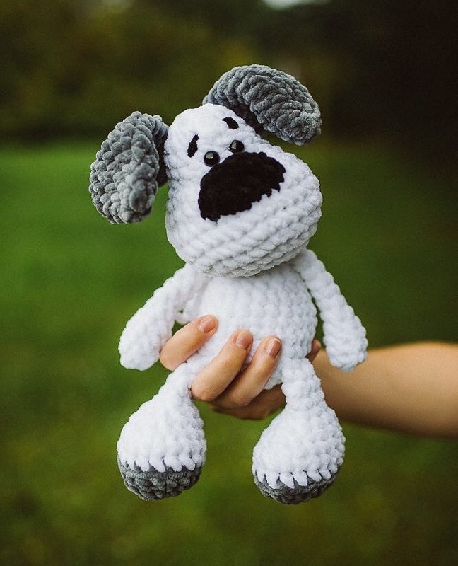 PDF Hund Elvis Amigurumi Häkelanleitung von leami leamigurumi