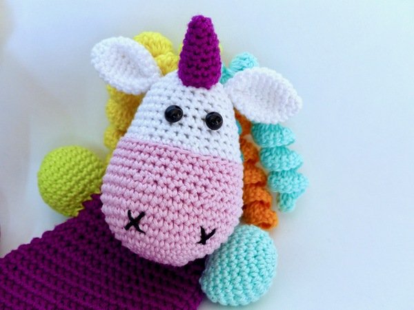 Crinkle toy little unicorn