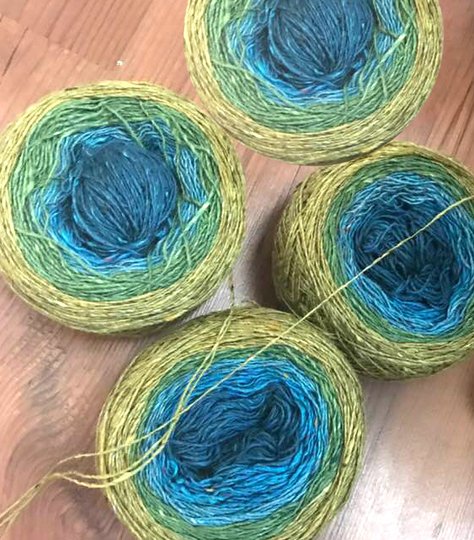 Der raffiniert Schal „Aruba“