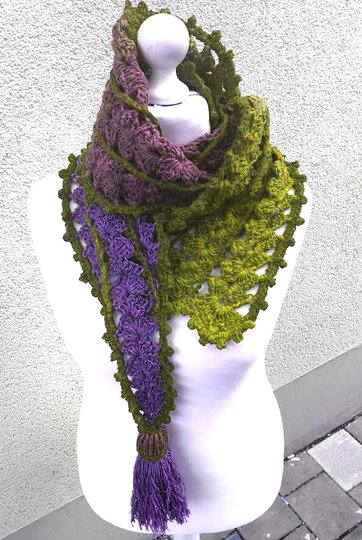 Der raffiniert Schal „Aruba“