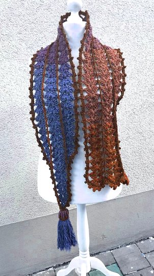 Der raffiniert Schal „Aruba“