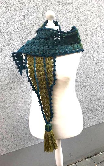 Der raffiniert Schal „Aruba“