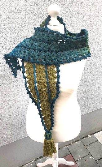 Der raffiniert Schal „Aruba“