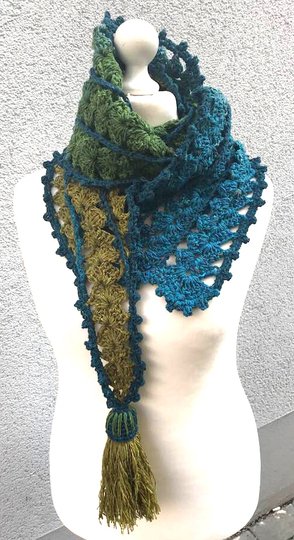 Der raffiniert Schal „Aruba“