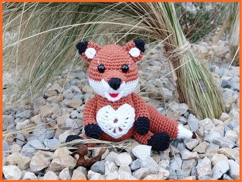 Häkelanleitung kleiner Fuchs "Willi" Glücksbringer