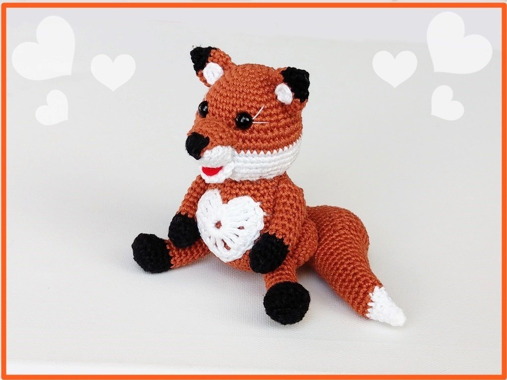 Häkelanleitung kleiner Fuchs "Willi" Glücksbringer - Bild 5