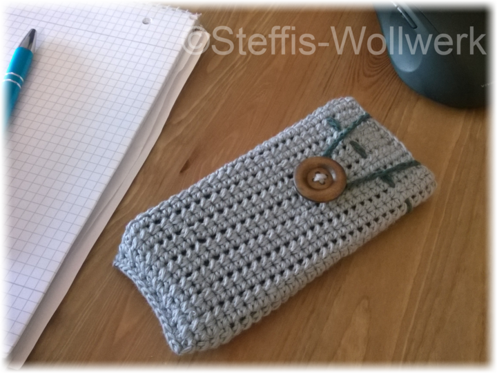 Häkelanleitung Handytasche "Office"