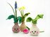 Kleine Blumenzwiebel-Vase - süße Frühlings-/Oster-Deko - Häkelanleitung