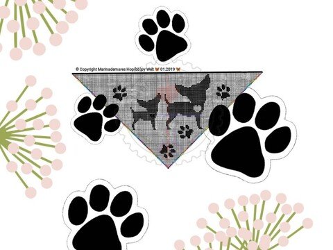 Motivtuch Chihuahuamama mit Baby