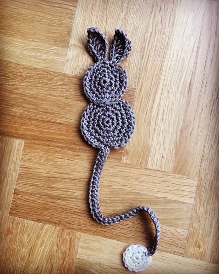 Häkelanleitung Lesezeichen Osterhase