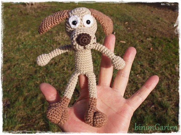 Hund häkeln // Fingerpuppe häkeln // DIYPDF