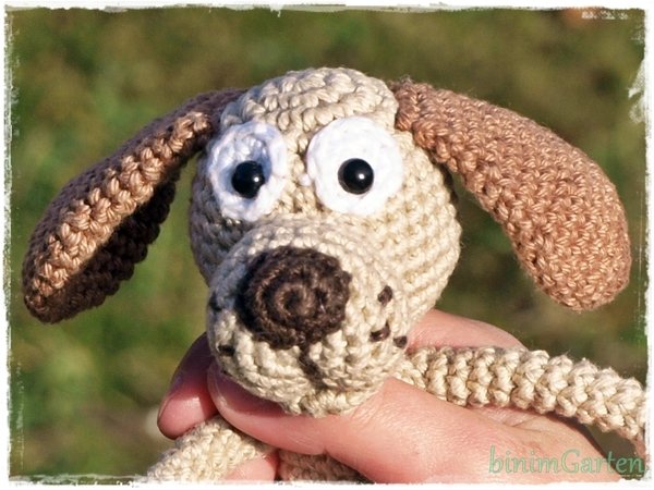 Hund häkeln // Fingerpuppe häkeln // DIYPDF