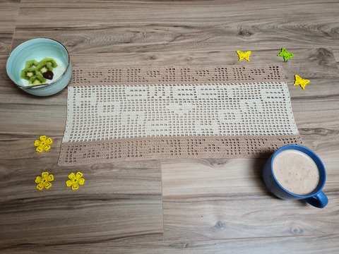 Anleitung Häkeldeckchen "HOME Sweet HOME"