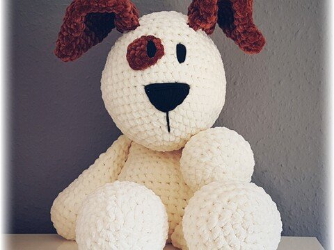 Häkelanleitung Kuschel-Hund