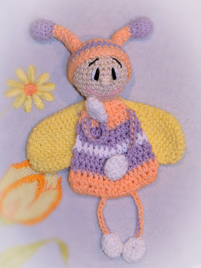 4er Set Frühlingsanhänger Frosch Biene Käfer Marienkäfer Frühlingsdeko Ostern