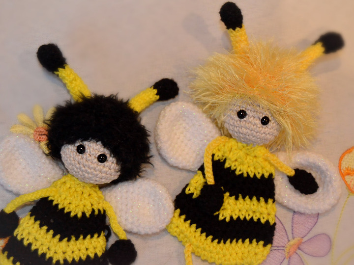 4er Set Frühlingsanhänger Frosch Biene Käfer Marienkäfer Frühlingsdeko Ostern