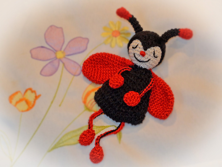 4er Set Frühlingsanhänger Frosch Biene Käfer Marienkäfer Frühlingsdeko Ostern