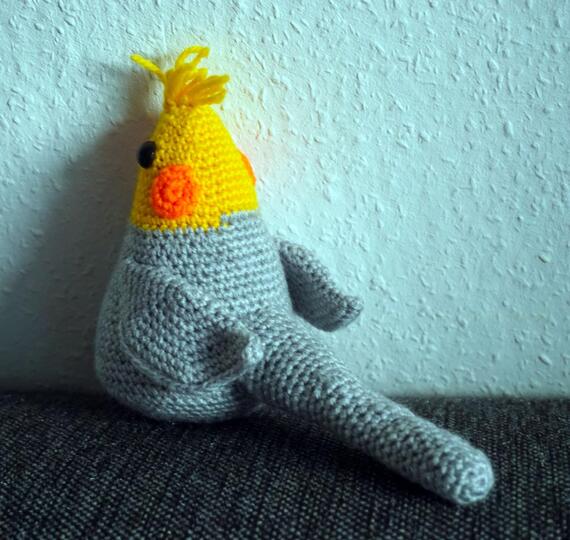 Häkelanleitung Nymphensittich Amadeus!