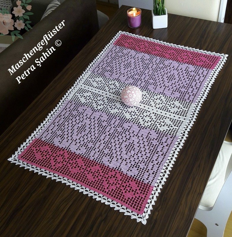 Tischläufer Sweet Ornament Mix v. Maschengefluester - Bild 4