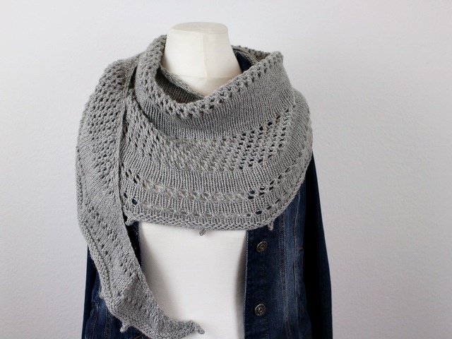 Strickanleitung einfach Tuch "Secrets" - Bild 5