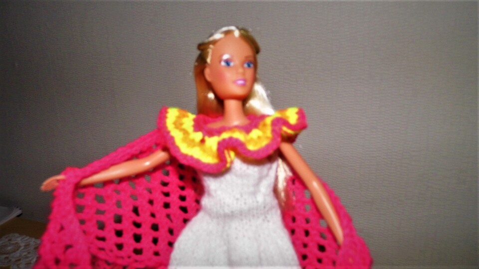 Strickanleitung Kleid Samba für Modepuppen 29cm