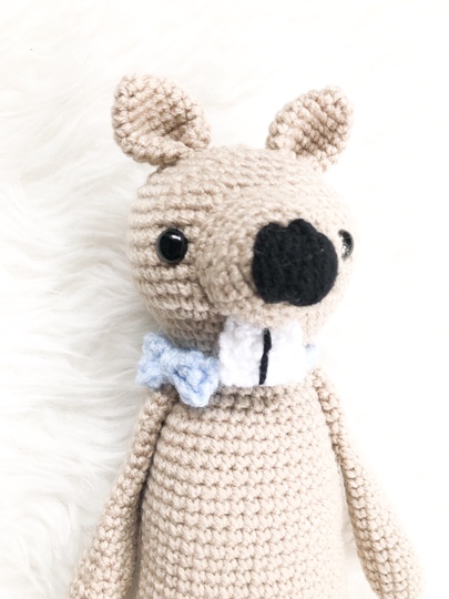 Häkelanleitung Kuscheltier Biber "Bailey"