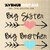 Big sister big brother SVG DXF EPS PNG PDF cutting files for Silhouette Cameo Graphtec Cricut