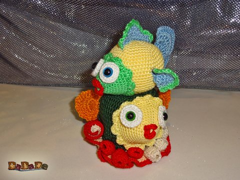 Geschenke-Tasche, Fisch und Sternzeichen Fische - von Dadade