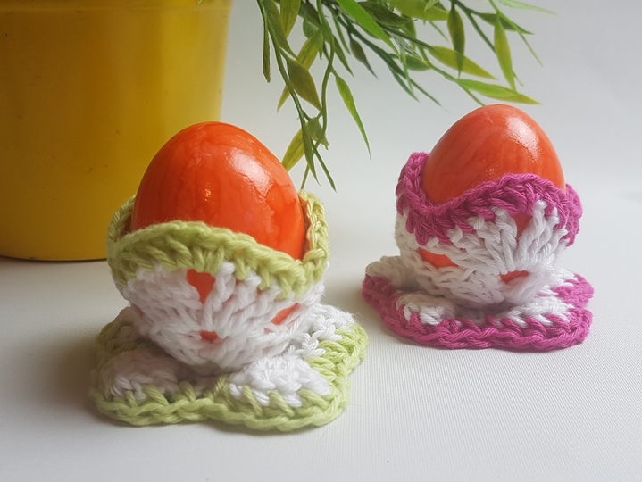Häkelanleitung Eierbecher, Eierwärmer aus Spitze!